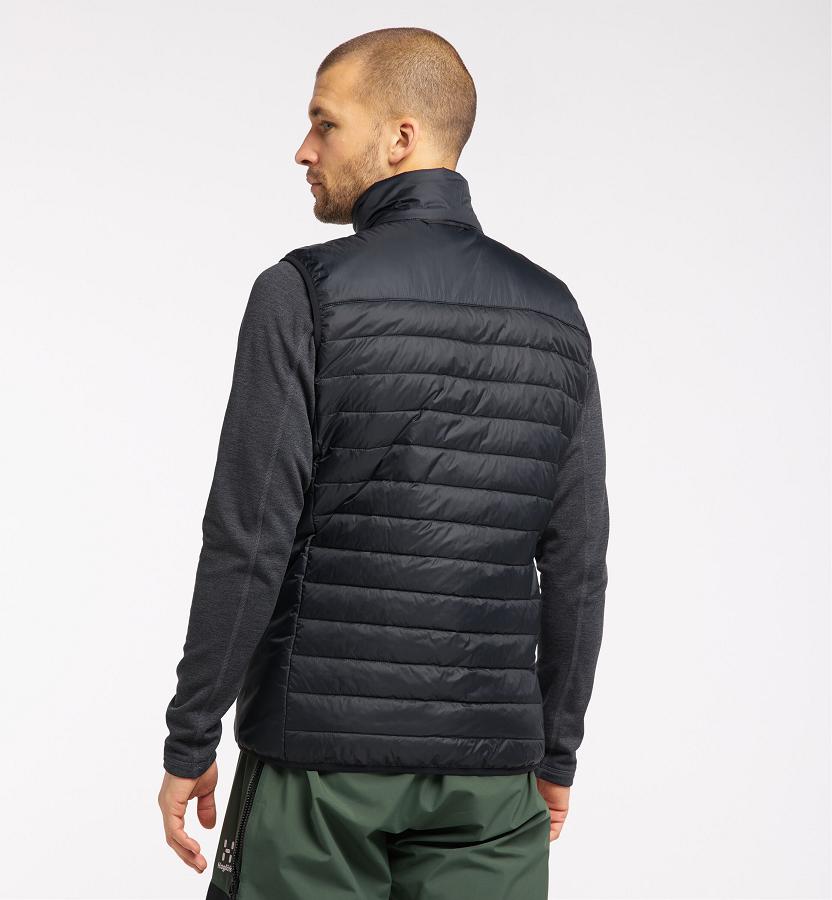 Haglöfs Mens Spire Mimic Vest Black New Zealand 75462USLD